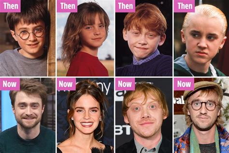 where is the cast of harry potter now|harry potter character real name.